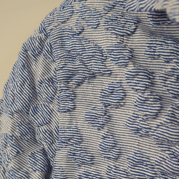 Shrimps Henry Cloque Dress Blue size 6 - Picture 6 of 12